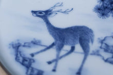 Load image into Gallery viewer, Tongxin She Selection | Silver-Rimmed Blue and White Deer Gongfu Tea Set