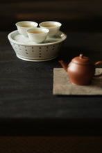 Load image into Gallery viewer, Recommended by Tongxinse Teahouse,Gongfu Tea Boat: Su Shi’s Poems in Blue and White,Blue-and-White Poetic Tea Boat