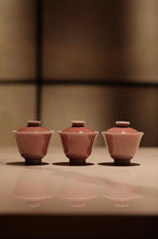 Load image into Gallery viewer, New at Tongxin She Teahouse: The Charm of Porcelain in Cowpea Red Gaiwan
