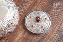 Load image into Gallery viewer, The Auspicious and Propitious Pure Silver Tea Set: A Pinnacle of Tea Culture and Traditional Crafts