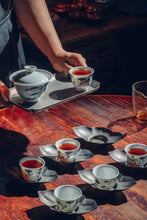 Load image into Gallery viewer, New Arrival at Tongxinshe Teahouse: Blue and White Ganoderma Cup – A Touch of Ming Dynasty Elegance in Every Sip