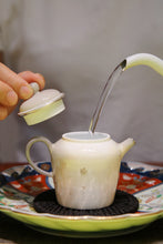 Load image into Gallery viewer, The ancient Chai Shao teapot is naturally dusty, covered with silver and curium pot craftsmanship. It is a natural masterpiece that combines nature and artificiality. It is simple and elegant.