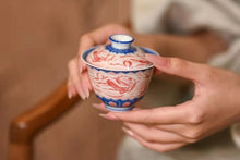 Load image into Gallery viewer, Encounter the Beauty of Dunhuang —— The Three-Rabbit Flying Apsaras Yaohua Gaiwan