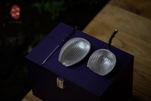 Load image into Gallery viewer, 9999 sterling silver Hung Kee Treasure handmade tea drain, tea basket and tea needle set.
