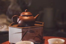 Load image into Gallery viewer, Guava purple clay teapot/100cc is completely handmade.