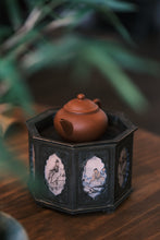 Load image into Gallery viewer, Tea Boat Carrying Elegance: Time and Tea Charm in Tin Teapot Stand