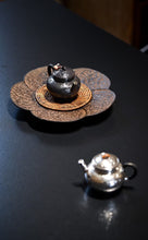 Load image into Gallery viewer, Tongxin She Teahouse · Handmade Small Silver Teapot: A Dual-Model Tasting of Vintage and Vertical Pattern, Double Elegance in 80cc