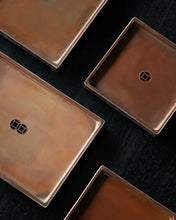Load image into Gallery viewer, Huiwen tin pot tray water storage dry tea table with copper cover and copper coin hole Hu Cheng