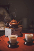 Load image into Gallery viewer, Guava purple clay teapot/100cc is completely handmade.