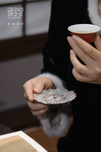 Load image into Gallery viewer, "Filigree Pure Silver Coaster: The Imperial Craftsmanship of Yanjing Eight Masterpieces"