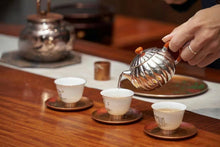 Load image into Gallery viewer, A Teapot Concentrating Essence: The 999 Pure Silver Chrysanthemum Petal Teapot Appreciation