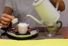 Load image into Gallery viewer, The ancient Chai Shao teapot is naturally dusty, covered with silver and curium pot craftsmanship. It is a natural masterpiece that combines nature and artificiality. It is simple and elegant.