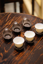 Load image into Gallery viewer, Tongxin Teahouse: Lotus-shaped Pure Tin Tea Saucer Holders, the Elegant Charm of Chinese Style on the Tea Table