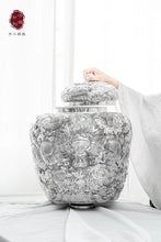 Load image into Gallery viewer, Hongji Treasures Limited Edition Purely Handmade "High Relief Nine Dragons Pure Silver Water Tank"