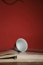 Load image into Gallery viewer, Elegance in Porcelain | Jingdezhen Underglaze Red Lotus Scroll Bell Cup, An Invitation to Oriental Tea Ceremony