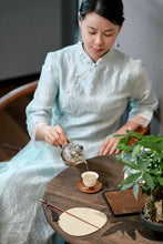 Load image into Gallery viewer, Filigree pure silver pot with "Boundless Blessings and Prosperity" in Jugun Zhu style.