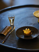 Load image into Gallery viewer, Tongxinshe Teahouse Recommendation | Hong Jike's Formless Pure Gold Teapot, an Intangible Cultural Heritage Masterpiece, a Rare Heirloom for Collection