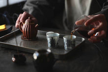 Load image into Gallery viewer, A Pot Embodies Ancient Rhymes, and Golden Ridges Reflect Blessings - The Limited Edition Purple Clay Pot of Tongxinshe Teahouse