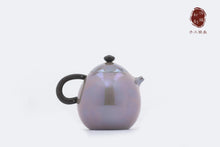 Load image into Gallery viewer, "dragon egg purple skin sterling silver teapot"