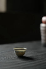 Load image into Gallery viewer, Tongxin She Teahouse · Tea Ware Selection Blue and White Eggshell Cup with Silver Rim & Seal Script Calligraphy A Soul-Stirring Literati Teacup, the Perfect Companion for Gongfu Tea.