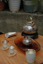 Load image into Gallery viewer, The Beauty of the Silver Teapot in the Autumn Courtyard's Elegant Rhyme/Qiu Ting pure silver teapot