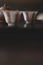 Load image into Gallery viewer, "Alum Red Longevity Character Pattern Ruoshen Cup: The Integration of Elegance and Ingenuity"