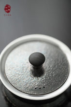 Load image into Gallery viewer, 9999 sterling silver teapot "Bronze Jue style" handmade silver teapot Hong Ji Treasures made by Hong Jike