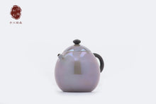 Load image into Gallery viewer, "dragon egg purple skin sterling silver teapot"