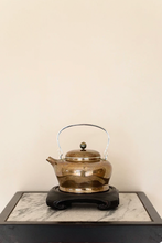 Load image into Gallery viewer, "2025 New Edition of the 999 Pure Silver Kettle with a Loop Handle and Wood - grain Gold Design on the Body, a Product of the Century - old Lu Art from the Frontier"