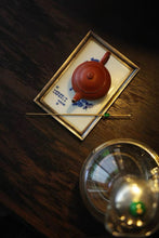 Load image into Gallery viewer, Tongxinshe Collection | Blue-and-White Fortune Tin-Wrapped Porcelain Tea Tray, A Tray Holding Timeless Serenity