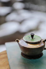 Load image into Gallery viewer, "Winter Boiling Snow" Xueji Seeking Plum pure silver kettle from Hangzhou's century-old Luyi.