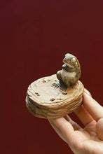 Load image into Gallery viewer, The Elegance of Incense and Tea: Tongxin She Teahouse Recommends Chen Zhen's Handmade Frog - shaped Purple Clay Incense Holder and Tea Pet