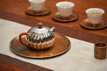 Load image into Gallery viewer, A Teapot Concentrating Essence: The 999 Pure Silver Chrysanthemum Petal Teapot Appreciation