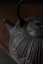 Load image into Gallery viewer, Lotus-Pattern Iron-Handle Tea Kettle