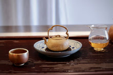 Load image into Gallery viewer, The Bamboo - joint - shaped Handle Gongchun Pot in Duan Clay: A Custom - made Treasure from Tongxin She Teahouse