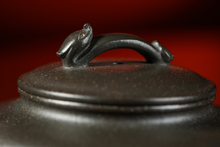 Load image into Gallery viewer, "The 'Xiaoqing' Purple Clay Teapot Handmade by Tang Xuanwu: The Integration of Tradition and Poetry"