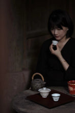 Load image into Gallery viewer, "Lu Deer Circle Pattern" Gaiwan/Master Cup.禄鹿圈纹盖碗/主人杯。