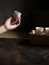Load image into Gallery viewer, Encountering the Oriental Poetic Rhyme on the Tea Table: The "Pastel Mandarin Ducks Playing in Water Ruoshen Cups" at Tongxin She Teahouse