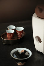 Load image into Gallery viewer, The Jingdezhen Red Plum and Orchid Aroma - appreciating Cup from Tongxin She Teahouse