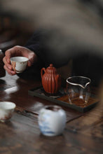 Load image into Gallery viewer, Exploring the Realm of Tea: The "Qingpingyue" Portable Tea Set at Tongxin She Teahouse