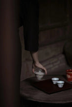 Load image into Gallery viewer, "Lu Deer Circle Pattern" Gaiwan/Master Cup.禄鹿圈纹盖碗/主人杯。