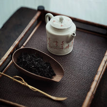 Load image into Gallery viewer, Jingdezhen White Glaze Poem and Silver - Inlaid Teapot" that perfectly embodies this idea.
