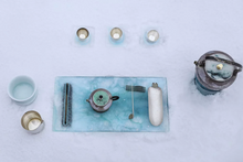 Load image into Gallery viewer, "Winter Boiling Snow" Xueji Seeking Plum pure silver kettle from Hangzhou's century-old Luyi.