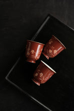 Load image into Gallery viewer, The Jingdezhen Red Plum and Orchid Aroma - appreciating Cup from Tongxin She Teahouse