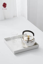 Load image into Gallery viewer, Tongxin She Teahouse | Pure Silver Teapot from Hongji Treasures of a Century-old Brand, Showcasing the Beauty of Exquisite Tea Ware