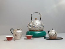 Load image into Gallery viewer, The Auspicious and Propitious Pure Silver Tea Set: A Pinnacle of Tea Culture and Traditional Crafts