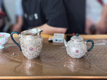 Load image into Gallery viewer, The Auspicious and Propitious Pure Silver Tea Set: A Pinnacle of Tea Culture and Traditional Crafts