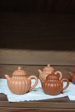 Load image into Gallery viewer, The Charm of Autumn Water and Zhu Ni Clay: Huang Xueting and Her Zhaozhuang Zhu Ni Striae Teapot