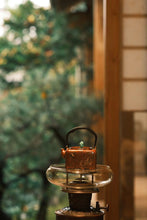 Load image into Gallery viewer, "rectangular Heart Sutra copper-clad silver teapot"
