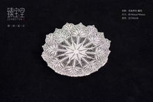 Load image into Gallery viewer, "Filigree Pure Silver Coaster: The Imperial Craftsmanship of Yanjing Eight Masterpieces"